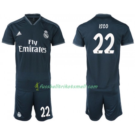 Fußballtrikots Real Madrid ISCO 22 Kinder 2018-2019 Kurzarm Auswärts-trikot kaufen